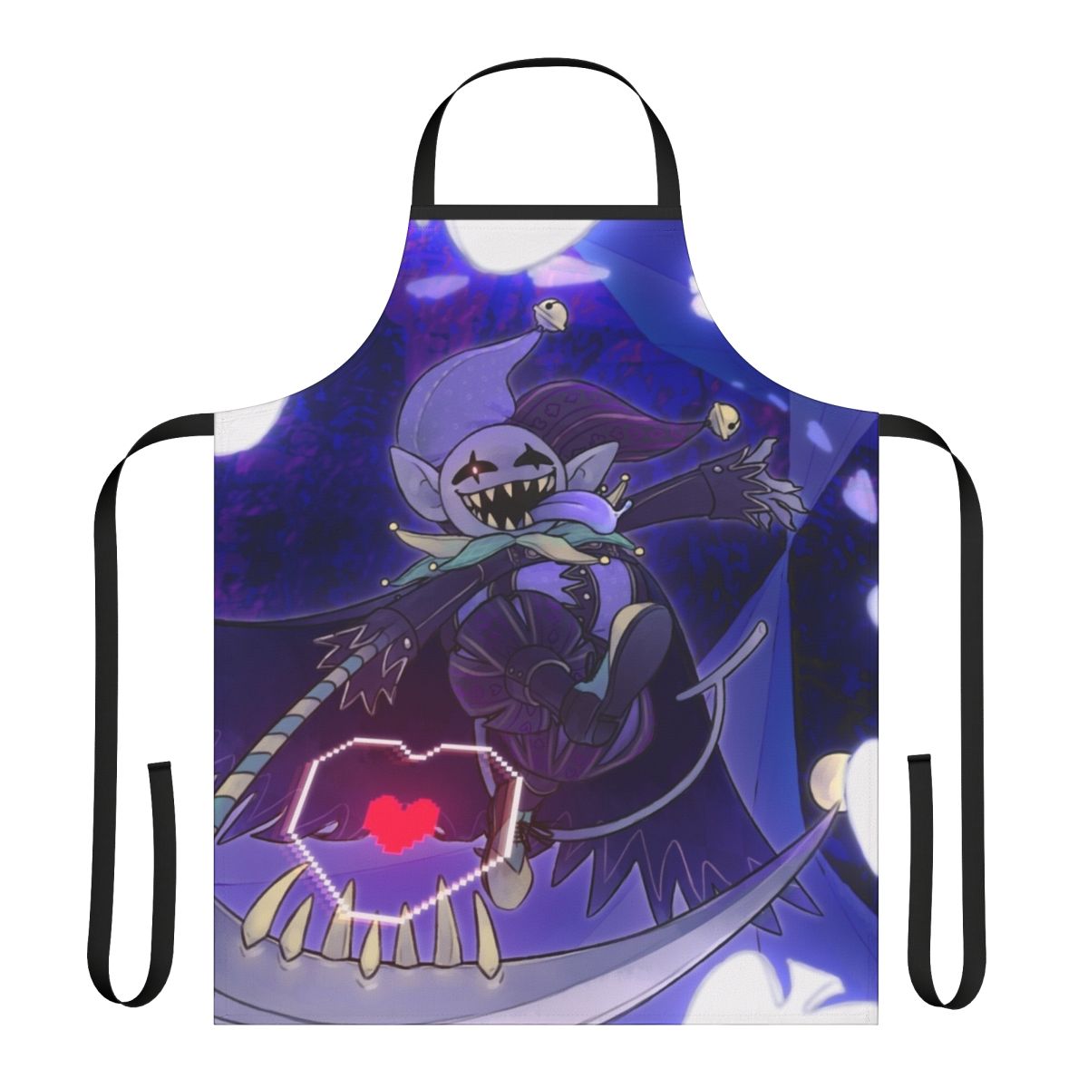 Deltarune-Inspired Jevil Jester Apron