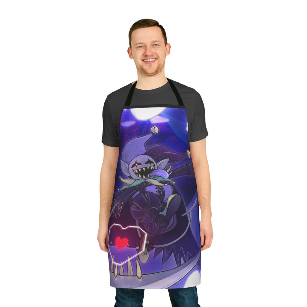 Deltarune-Inspired Jevil Jester Apron
