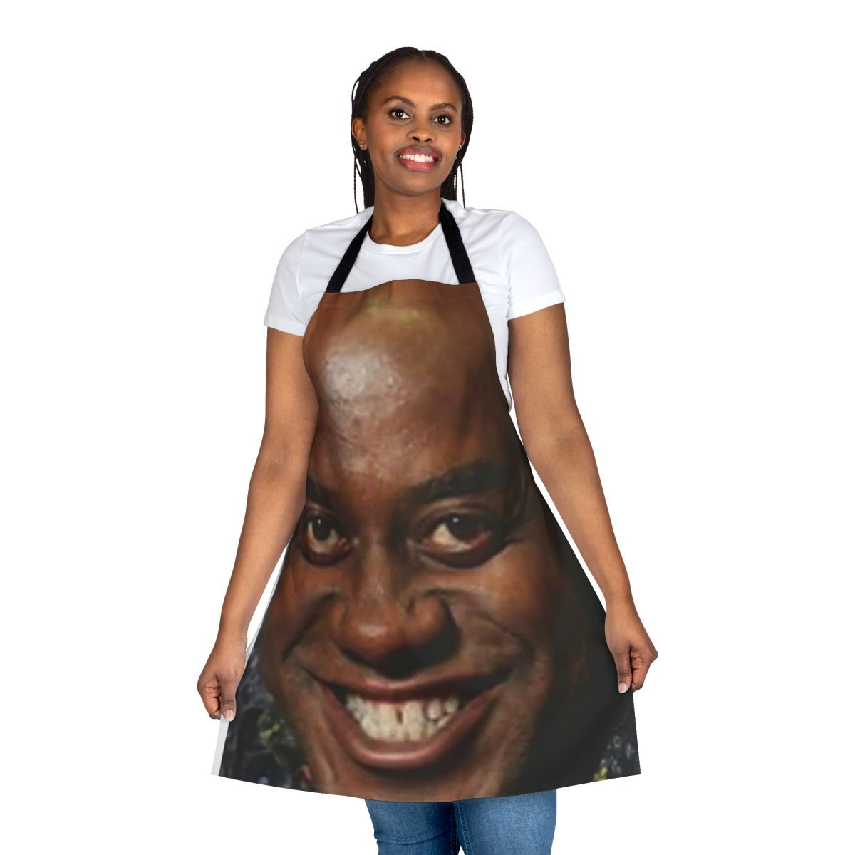 Deluxe cooking apron with vibrant Ainsley Harriott inspired design
