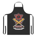 Demogorgon-inspired apron featuring the iconic monster from the Netflix series Stranger Things