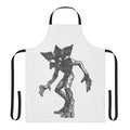 Demogorgon-inspired kitchen apron featuring the iconic monster from the hit TV series Stranger Things