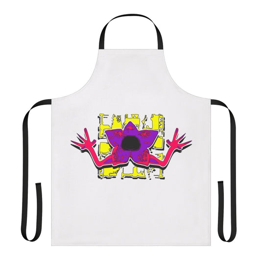 Demogorgon-themed apron inspired by the popular Netflix series Stranger Things