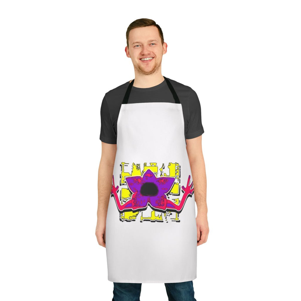 Demogorgon-themed apron inspired by the popular Netflix series Stranger Things