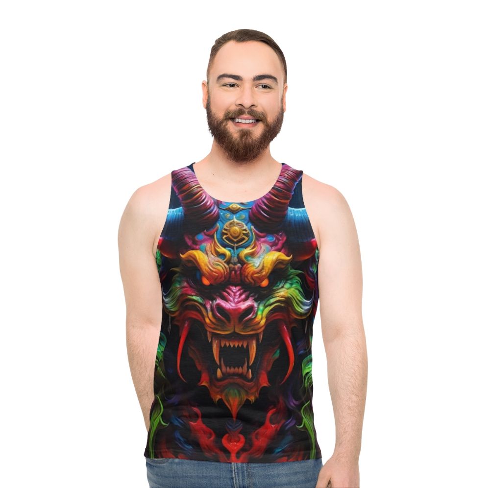 Demon Dragon Unisex Tank Top