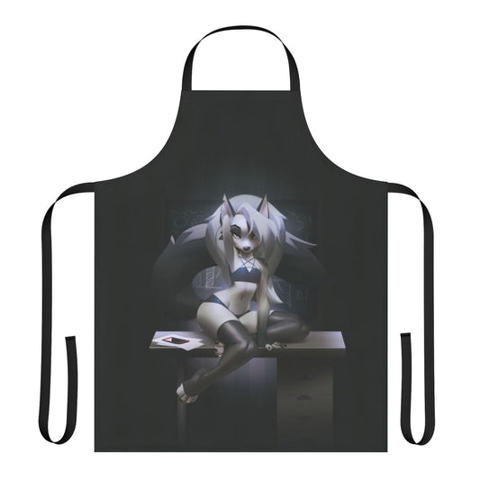 Demon Girl Furry Apron - Stylish Anthro Wolf Cosplay Design