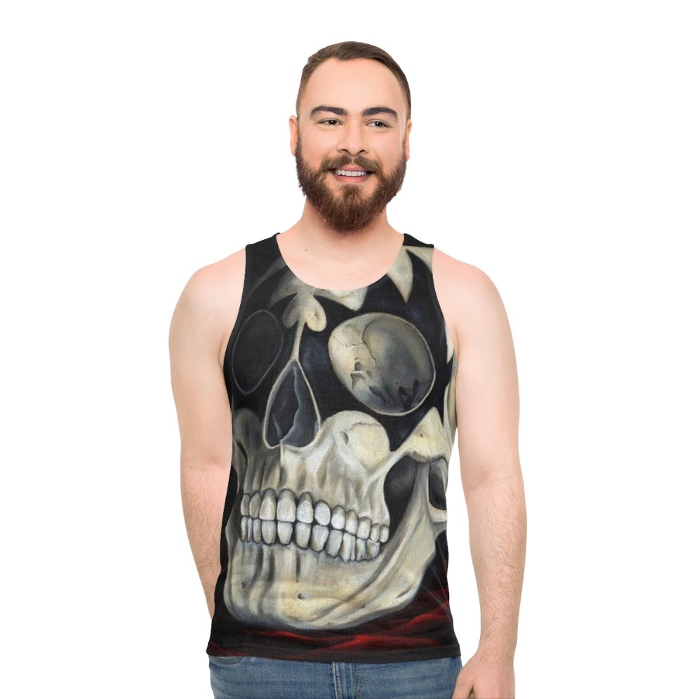 Demon Skull Kiss Fans Unisex Tank Top