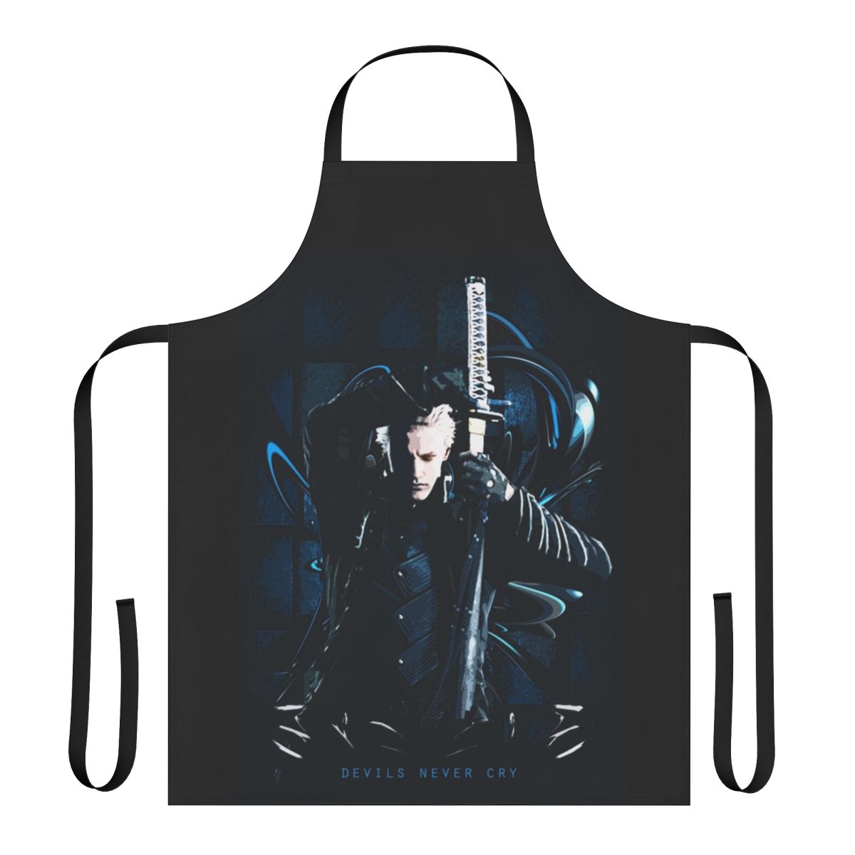 Demon-themed apron with Devil May Cry inspired design