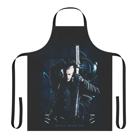Demon-themed apron with Devil May Cry inspired design