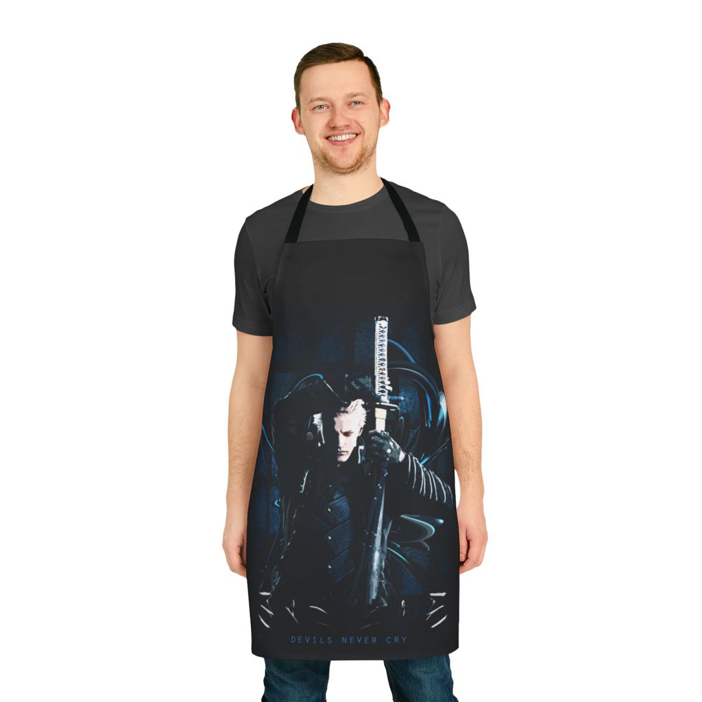 Demon-themed apron with Devil May Cry inspired design