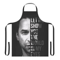 Depeche Mode inspired apron with a stylized design featuring the band's logo