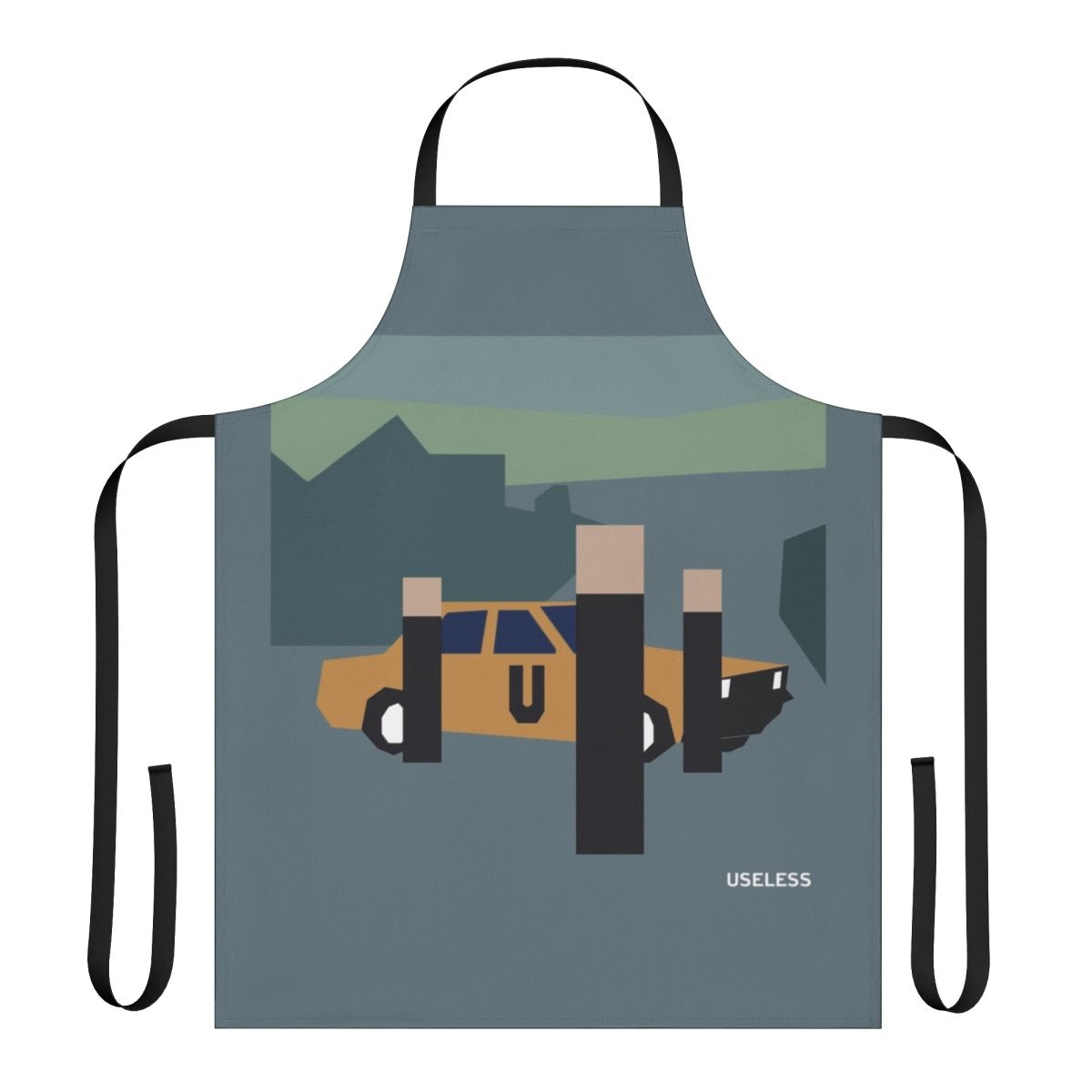 Depeche Mode themed minimalist retro design apron