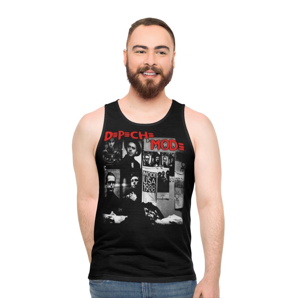 Dépéche Móde metal rock music unisex tank top
