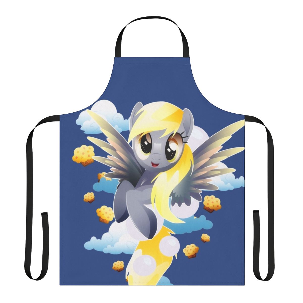 Colorful apron featuring Derpy the pony from My Little Pony: Friendship is Magic