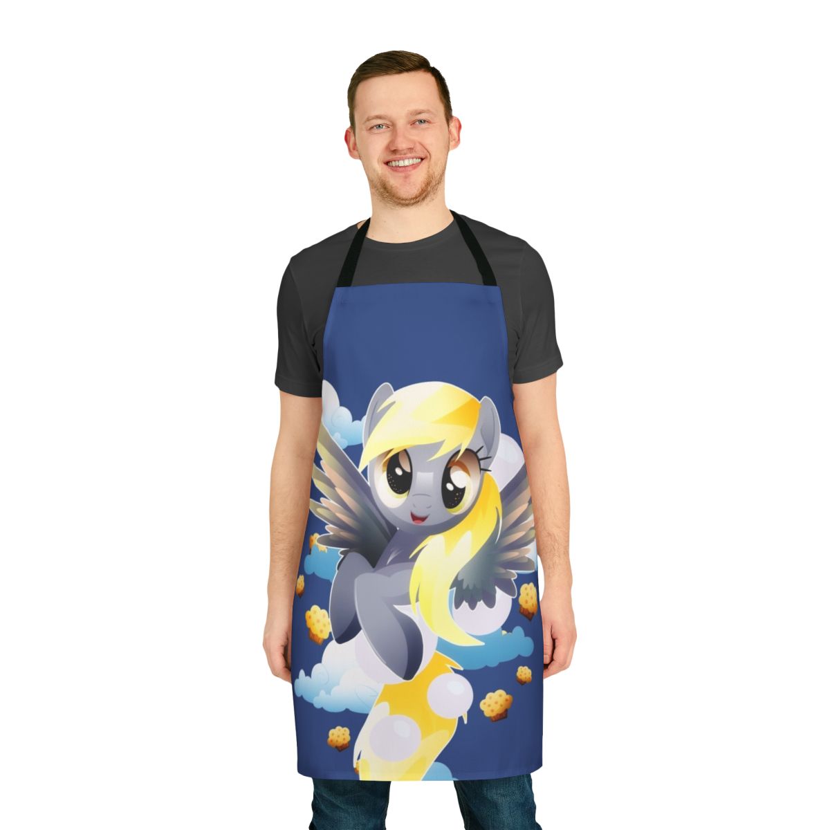 Colorful apron featuring Derpy the pony from My Little Pony: Friendship is Magic