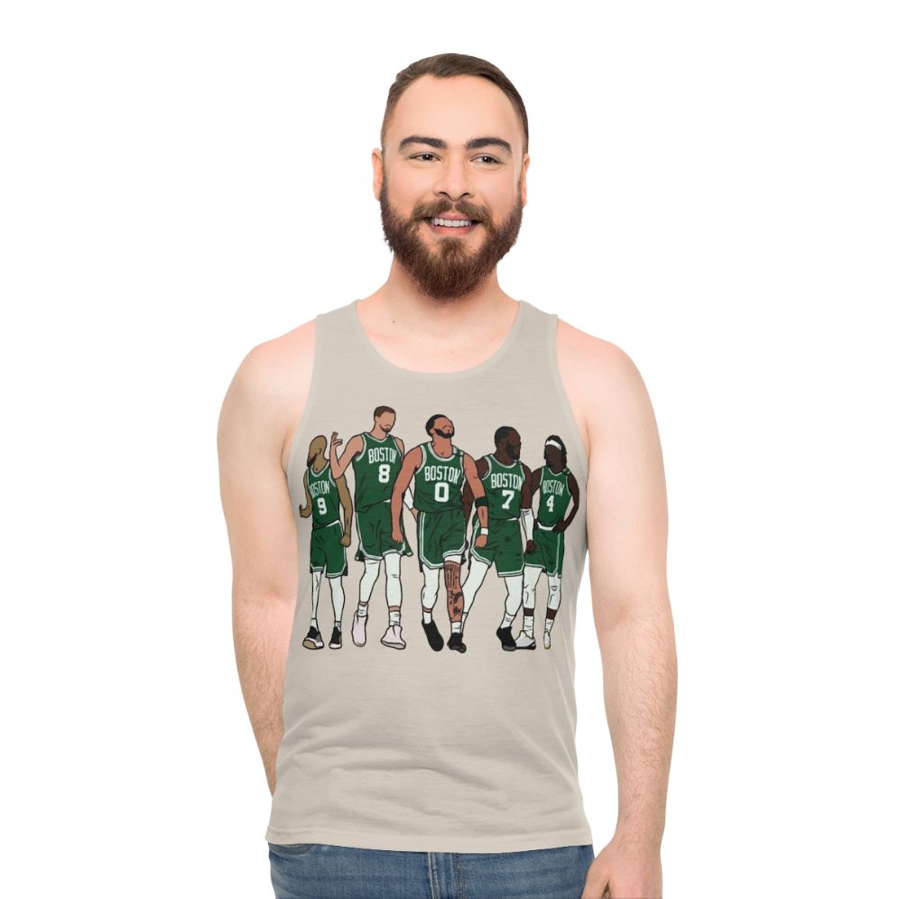Derrick White Celtics 'Big 4' Unisex Tank Top