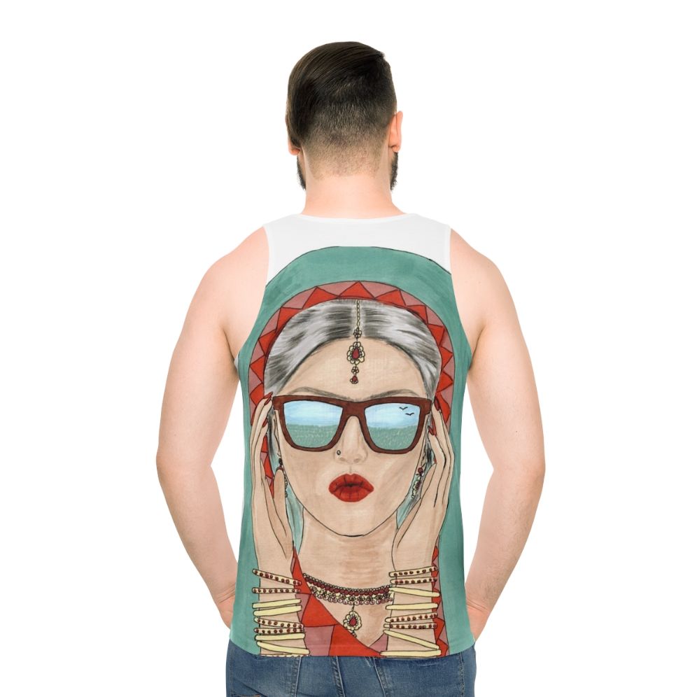 Desi Girl Unisex Tank Top