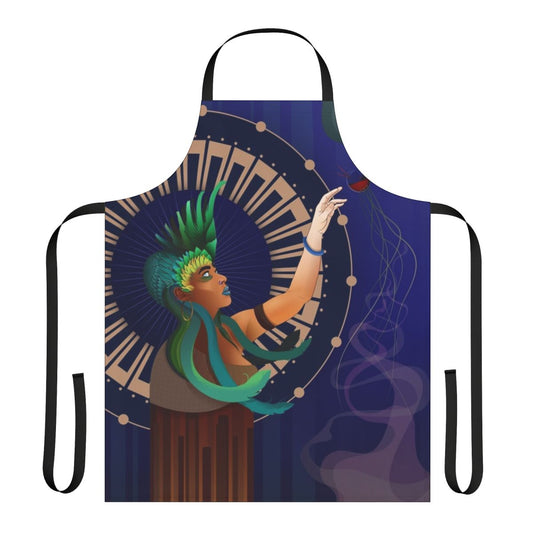 A stylish and practical designer apron for the kitchen