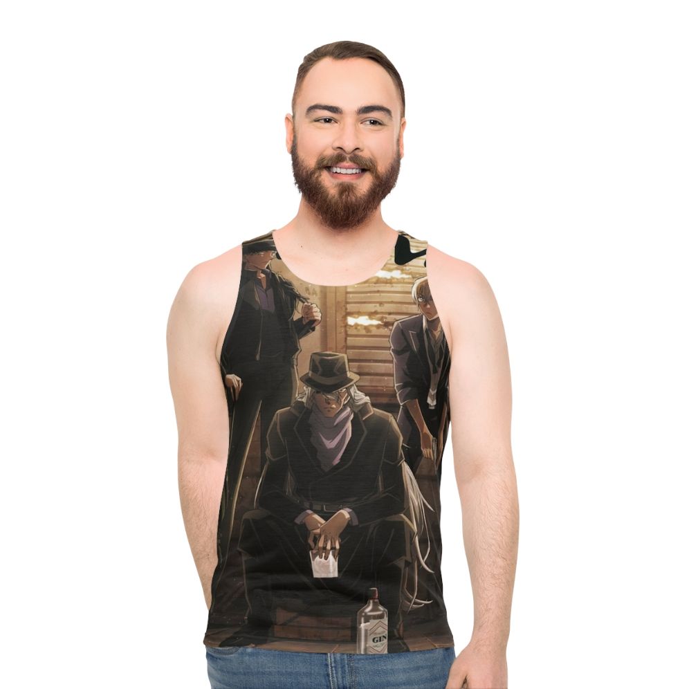 Unisex tank top featuring Detective Conan/Case Closed anime character Conan Edogawa
