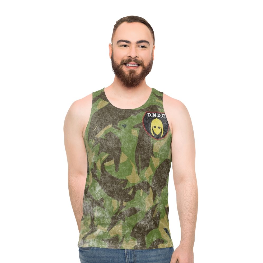 Detectorist DMDC Badge Distressed Unisex Tank Top