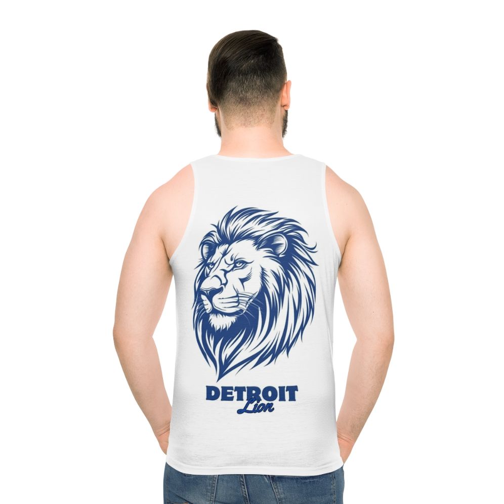 Unisex tank top with Detroit Lions logo