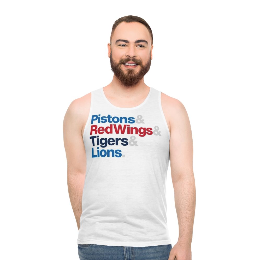 Detroit Sports Teams Unisex Tank Top