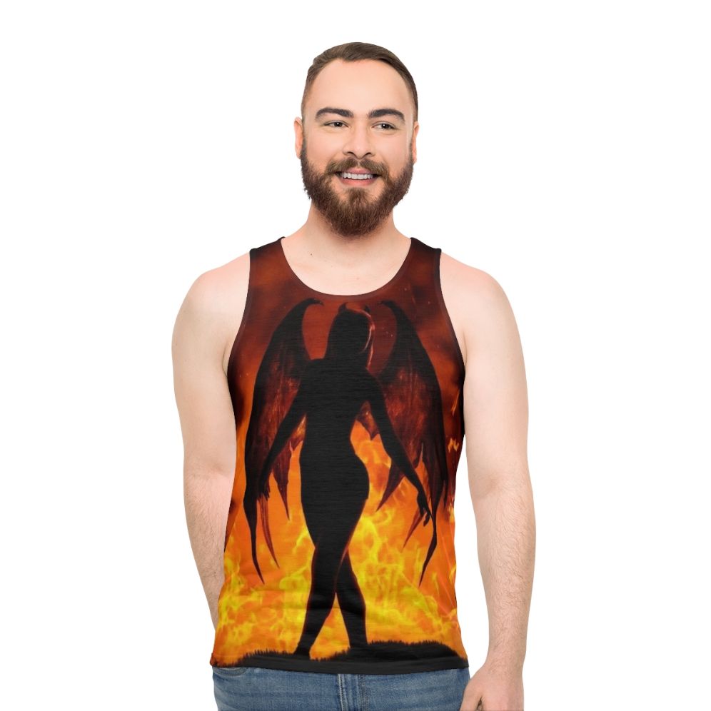 Devil Girl Unisex Tank Top
