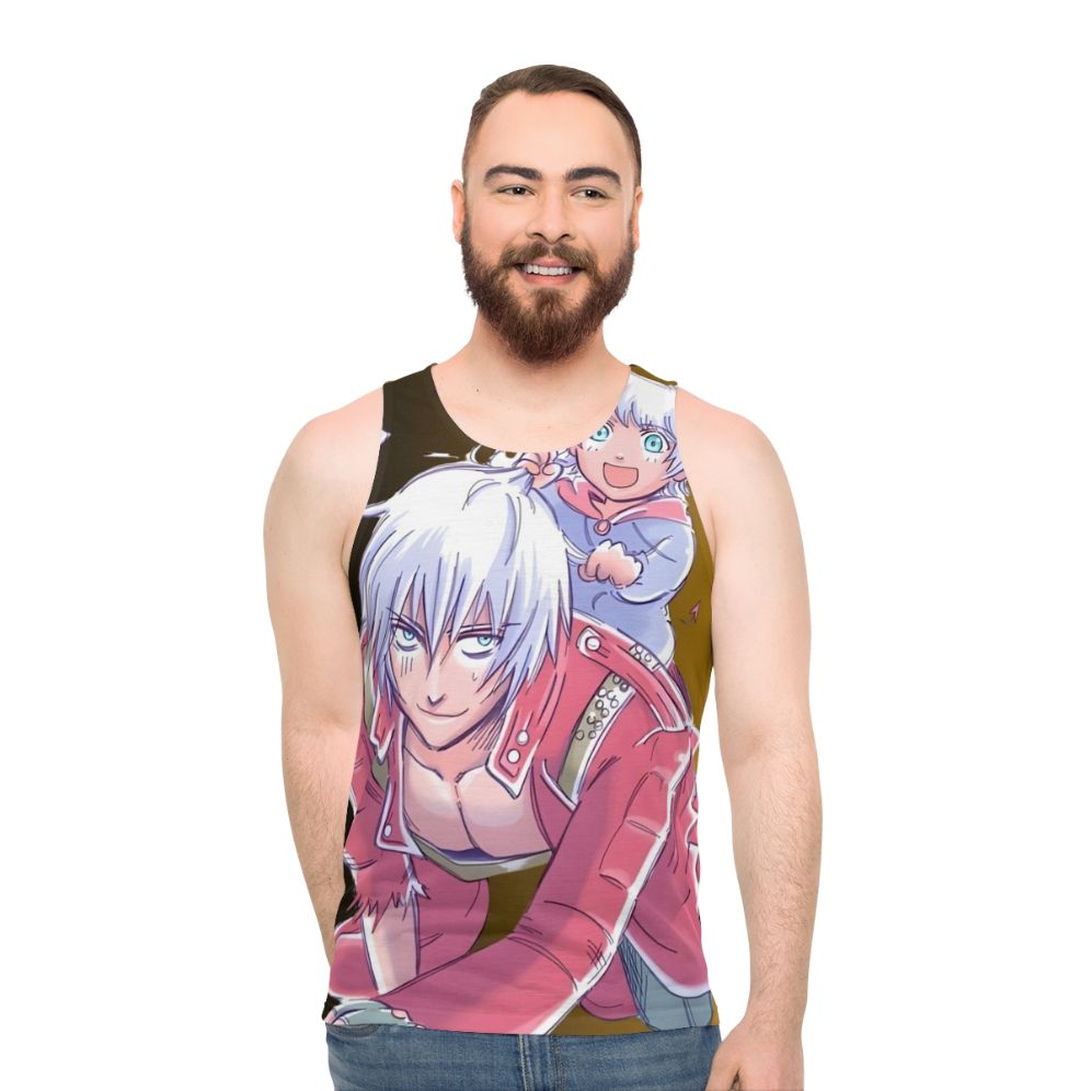 Devil May Cry Unisex Tank Top featuring Dante, Vergil, and Nero