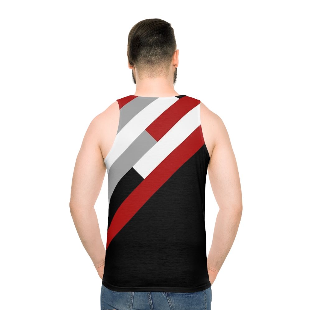 Diagonal Stripes Pattern Unisex Tank Top