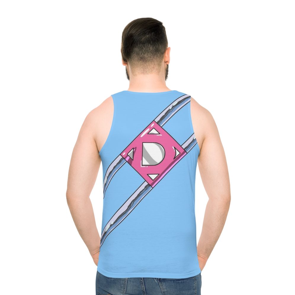 Diaperman superhero unisex tank top