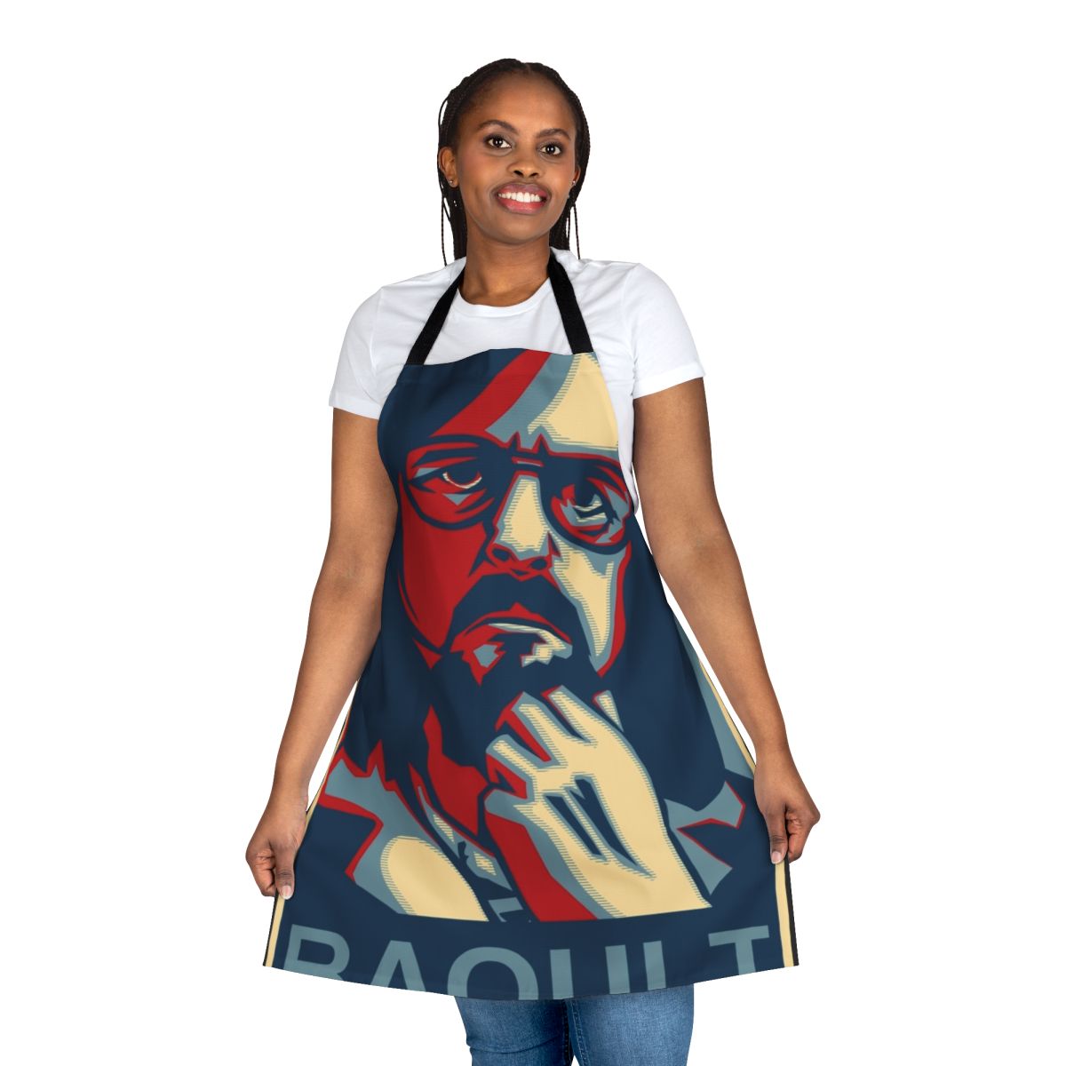 Apron featuring Didier Raoult, a prominent figure in the coronavirus pandemic