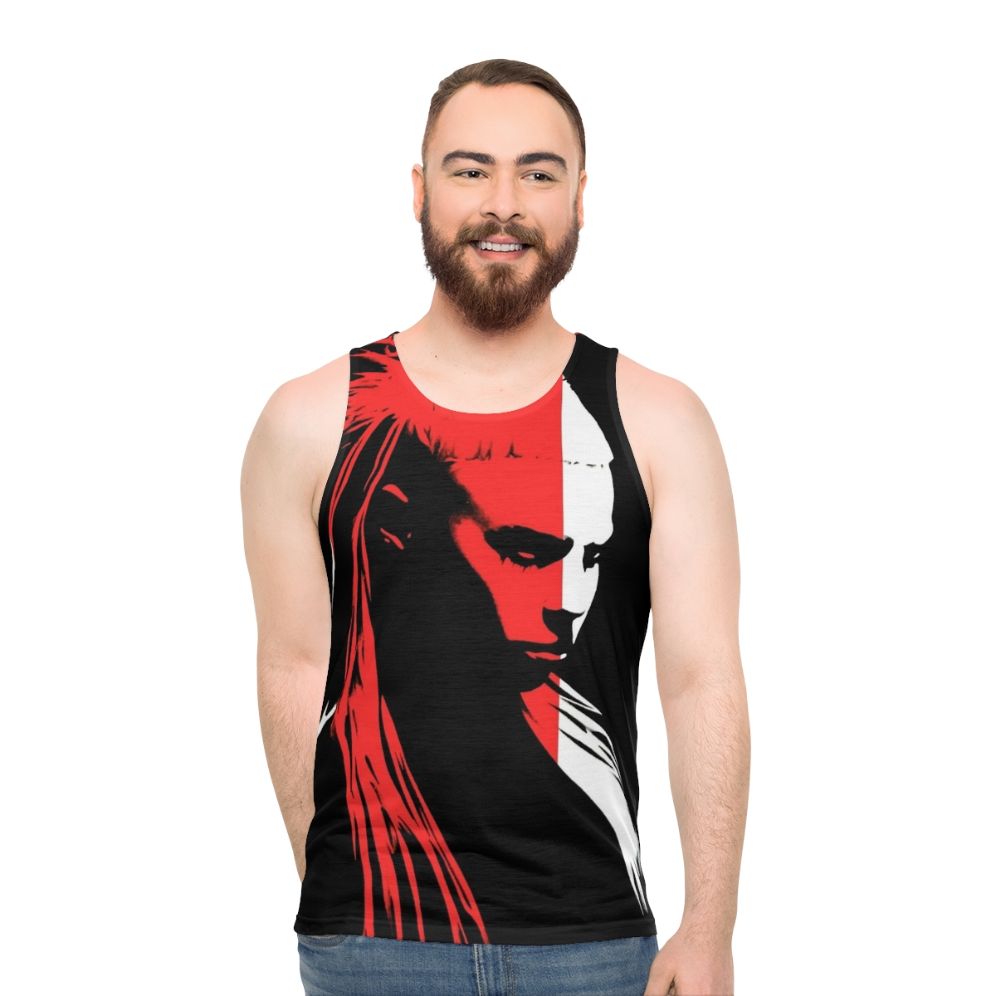Die Antwoord 5 Unisex Tank Top with Yolandi Visser Portrait