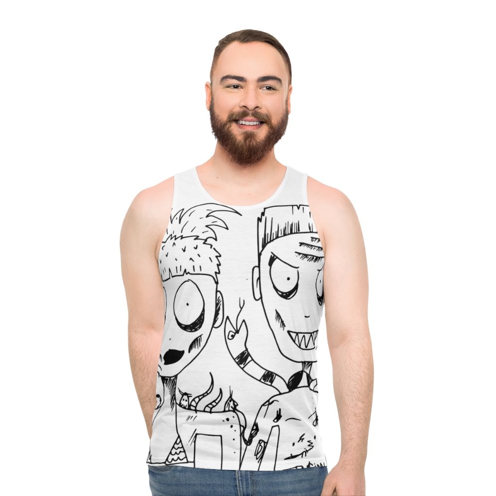 Die Antwoord Yolandi & Ninja Unisex Music Merchandise Tank Top
