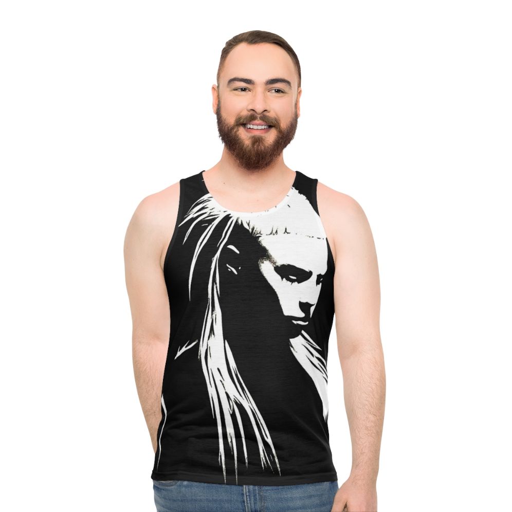 Die Antwoord Yolandi Visser Black and White Art Tank Top
