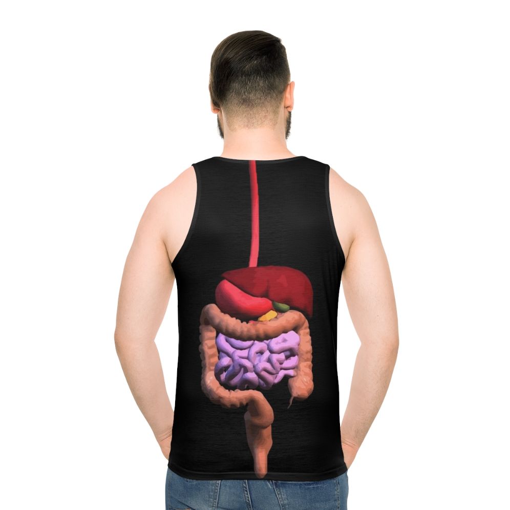 Digestive system anatomy unisex tank top