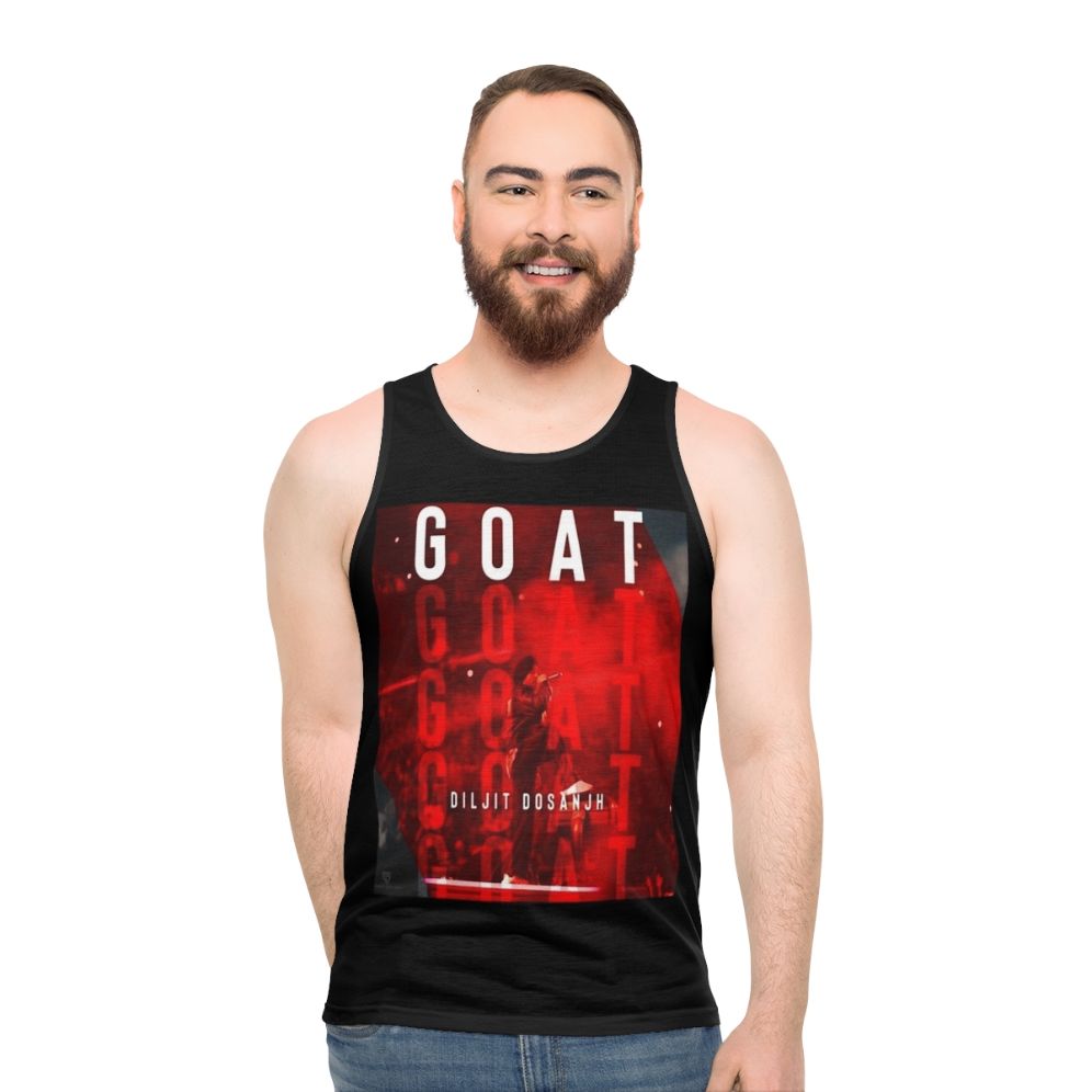 Diljit Dosanjh unisex retro tank top