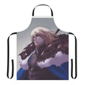 Dimitri-inspired apron with fire emblem and gaming design