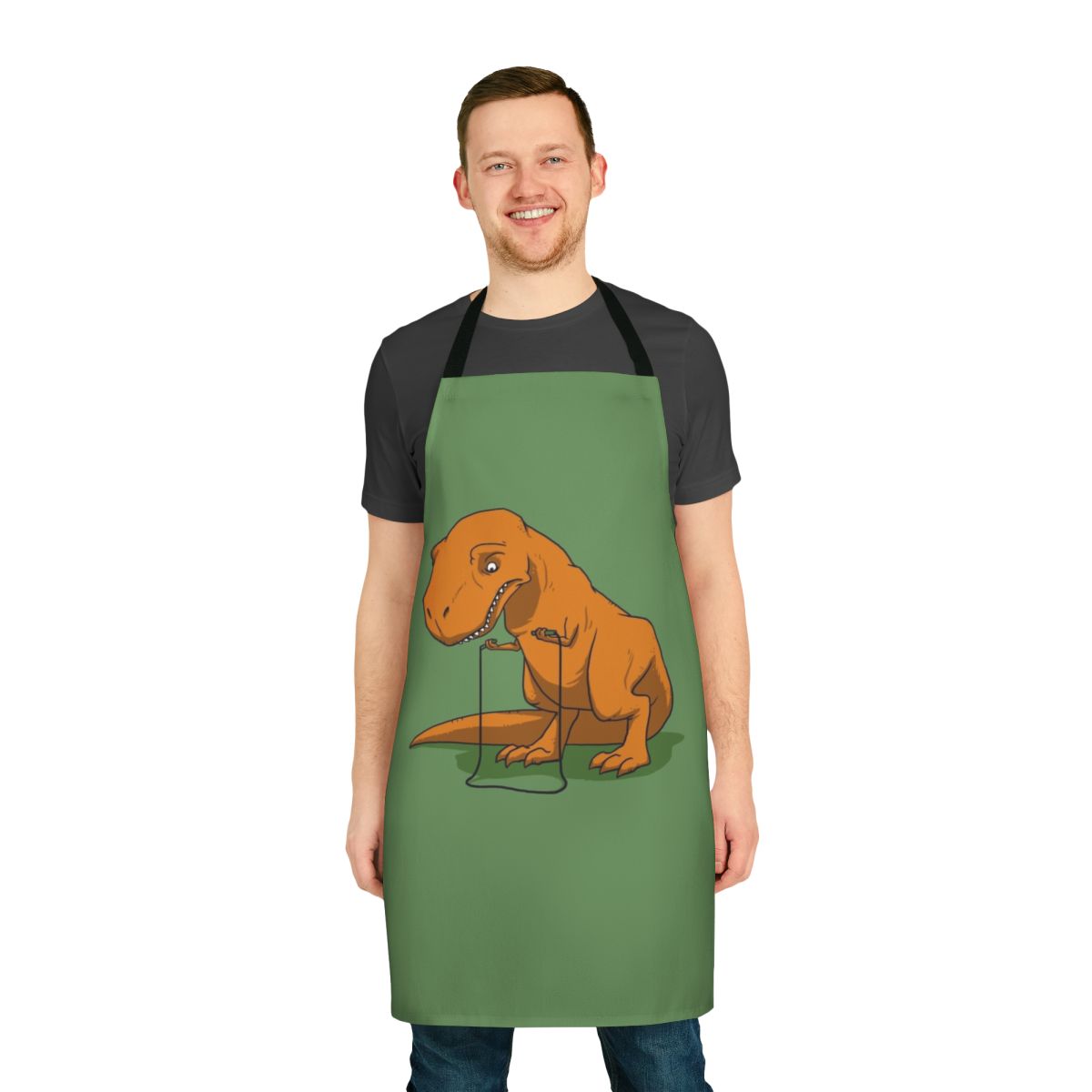Dinosaur t-rex apron with tiny arms design for children