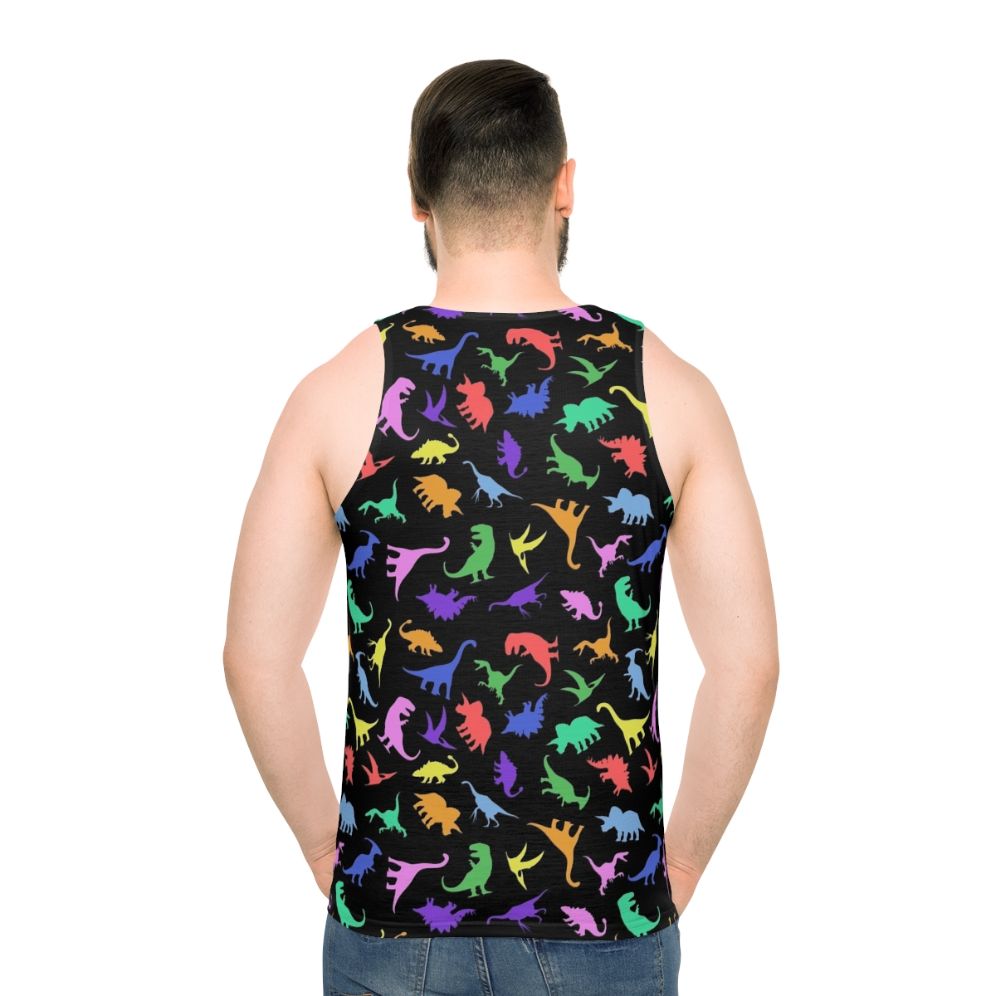 Dinosaur pattern unisex tank top