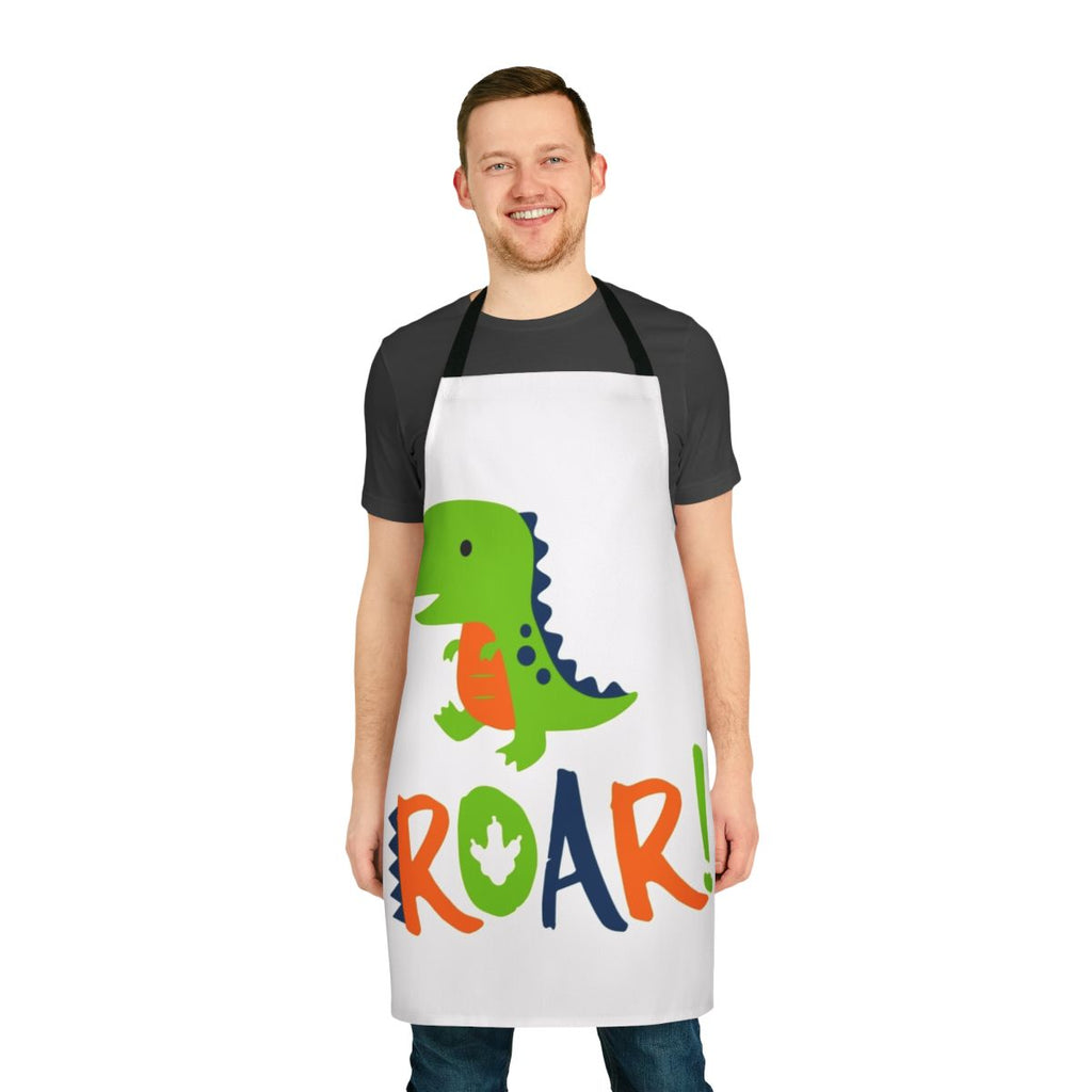 Dinosaur-themed apron for adult babies and diaper lovers