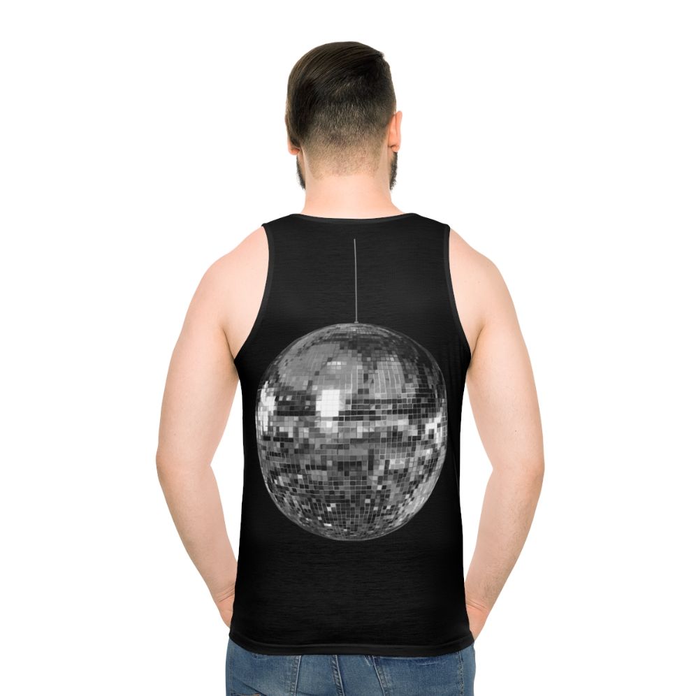 Disco ball graphic unisex tank top