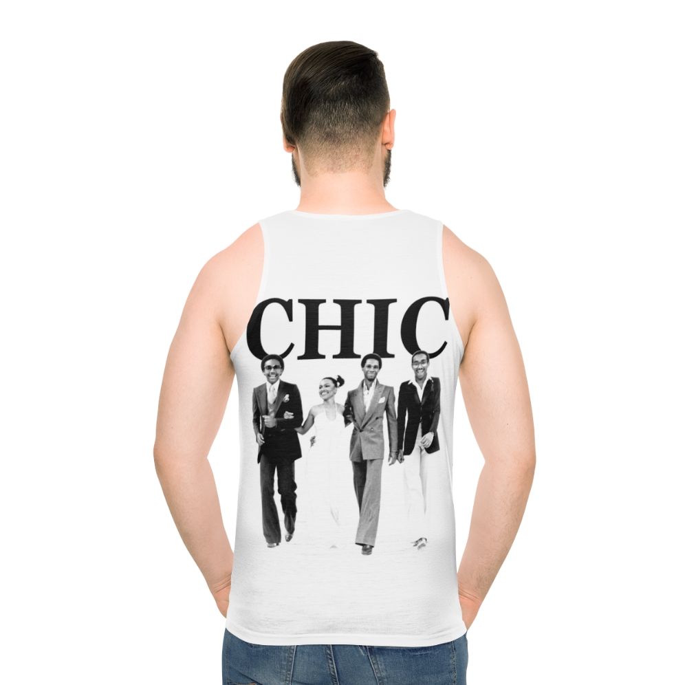 Retro disco band unisex tank top