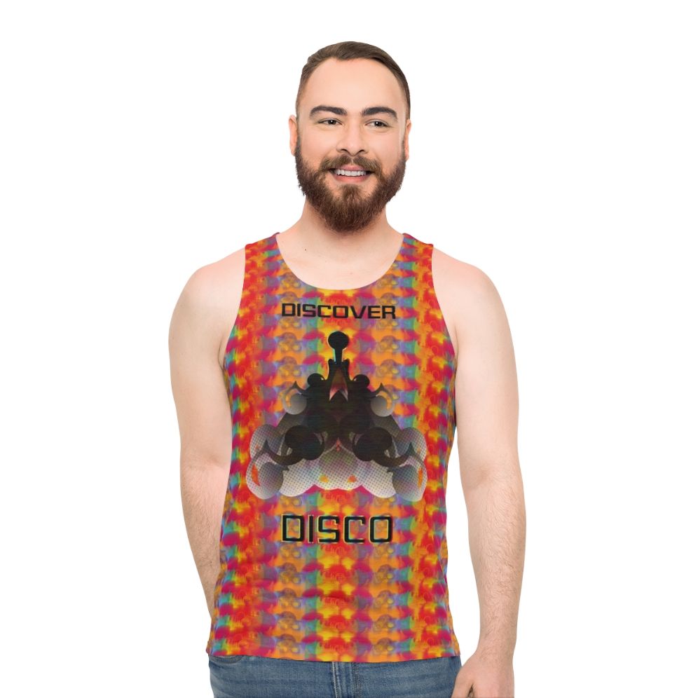 Disco-inspired Star Trek unisex tank top