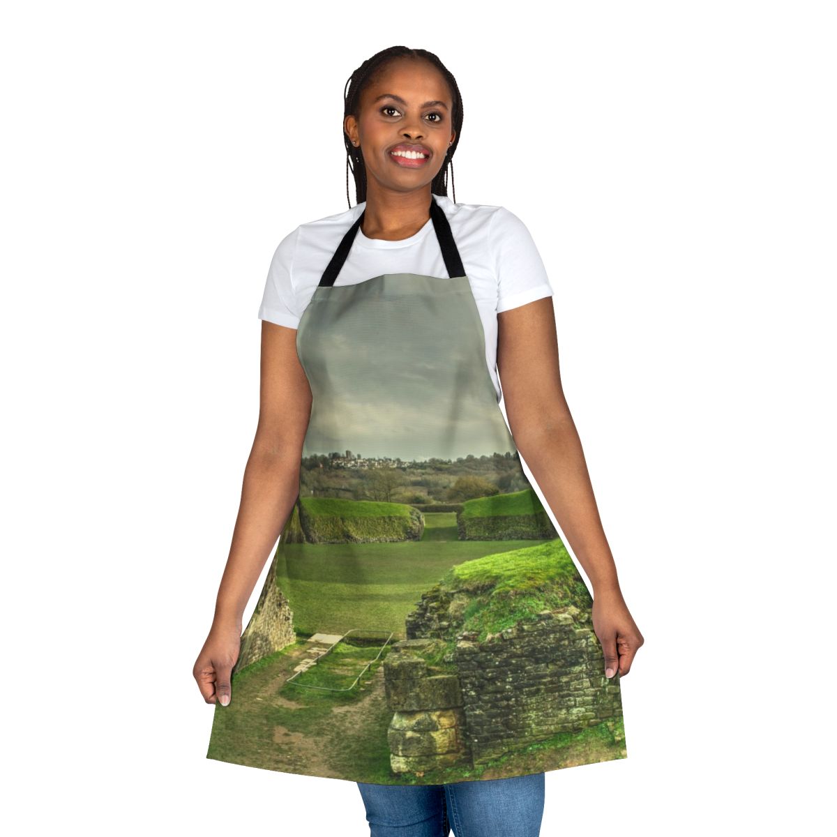 Caerleon Roman Amphitheatre Apron showcasing the majestic ruins of this ancient archaeological site