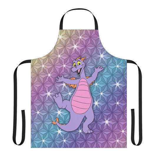 Apron featuring Figment, the beloved purple dragon from the Journey into Imagination attraction at Epcot