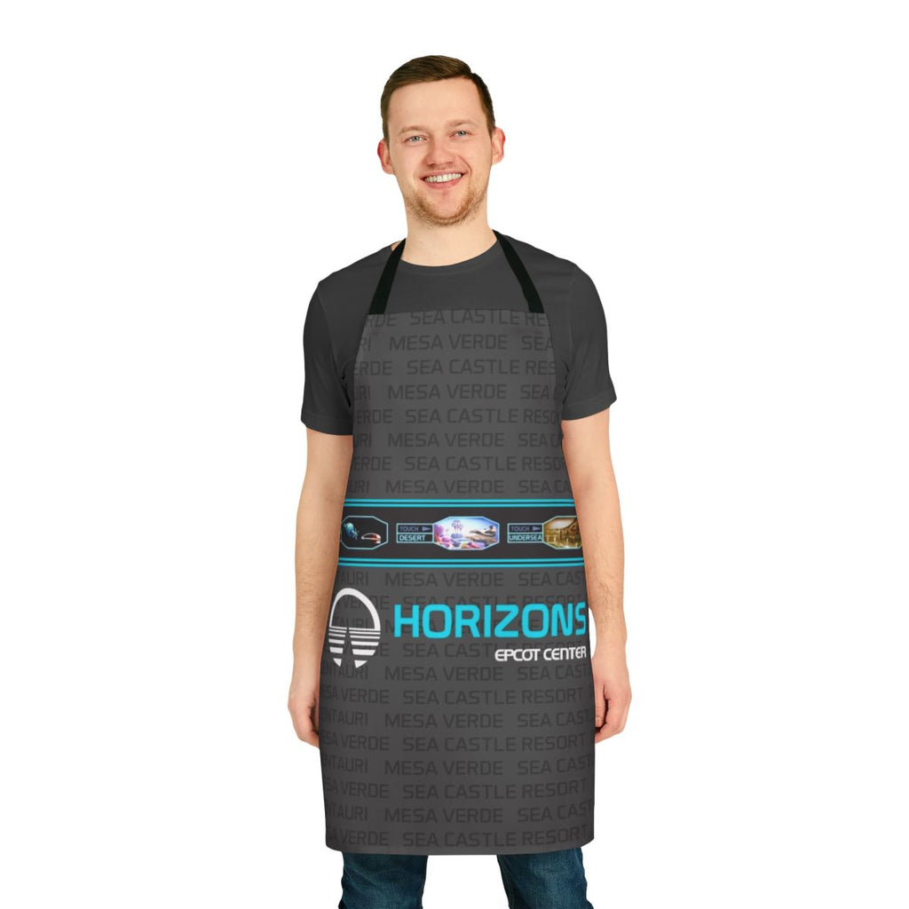Disney-Inspired Horizons Apron with EPCOT Center Theming