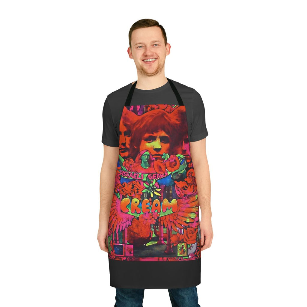 Disraeli Gears T-Shirt Apron featuring classic rock design