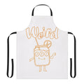 Stylish and unique cooking apron with a quirky design