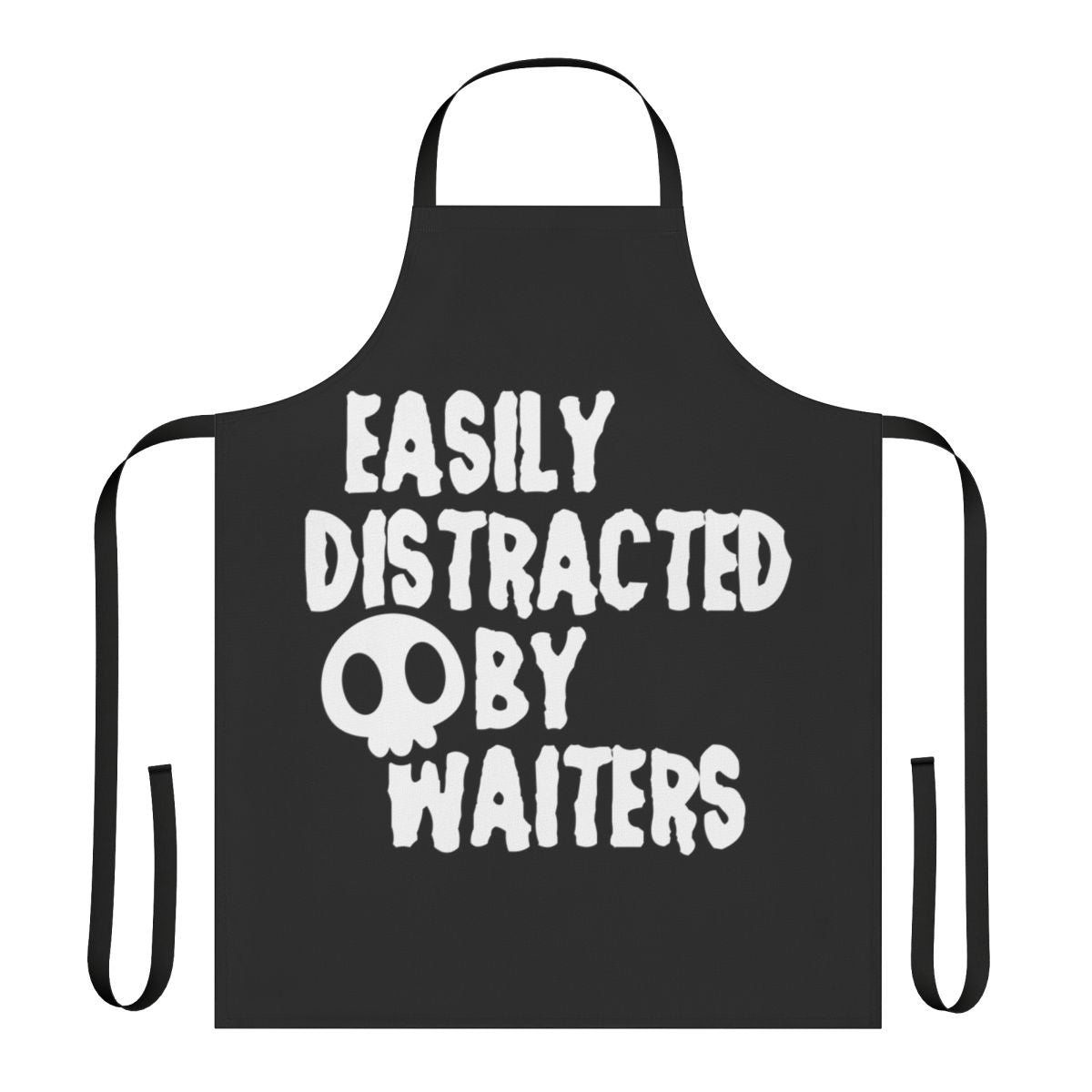 Distracted waiters funny apron for restaurant servers