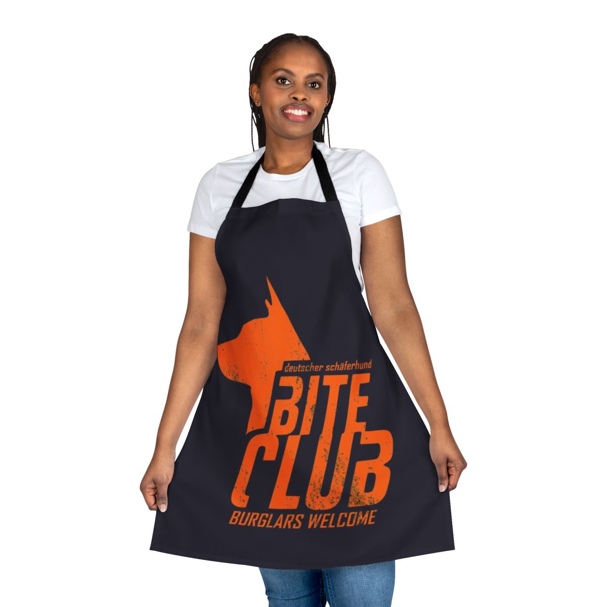 Distressed German Shepherd Dog Lover Apron