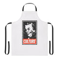 Distressed look apron featuring Australian comedy icon Sir Les Patterson